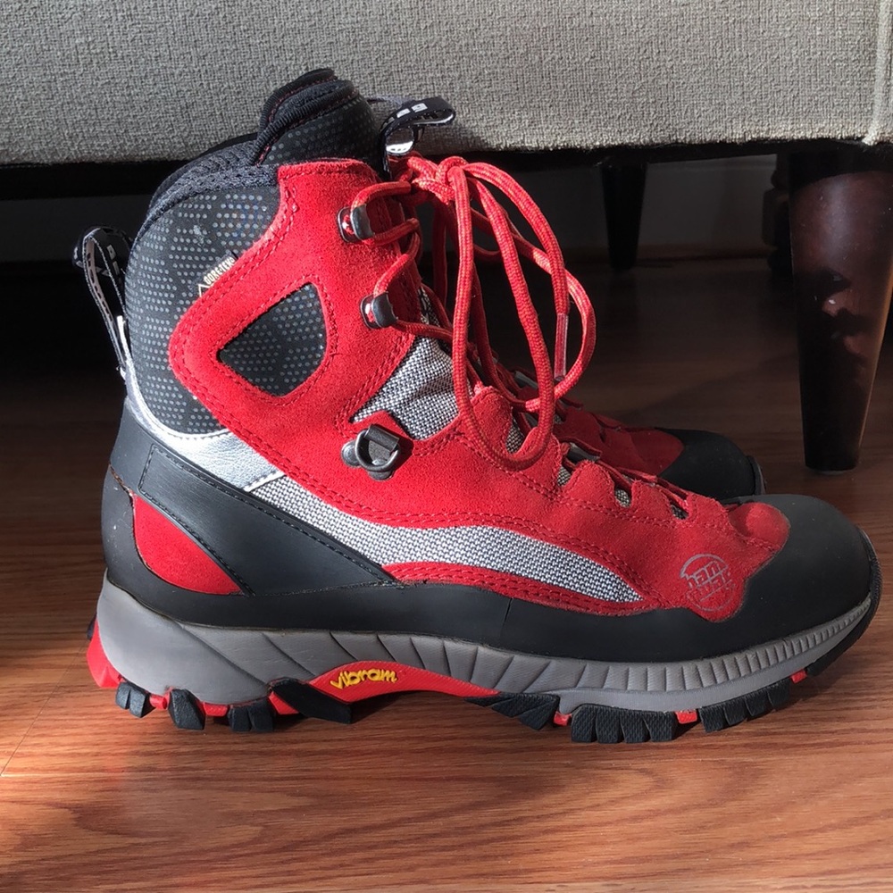 Hanwag Gore-Tex Hiking Trekking Boots New Sz 8 Red Fjallraven